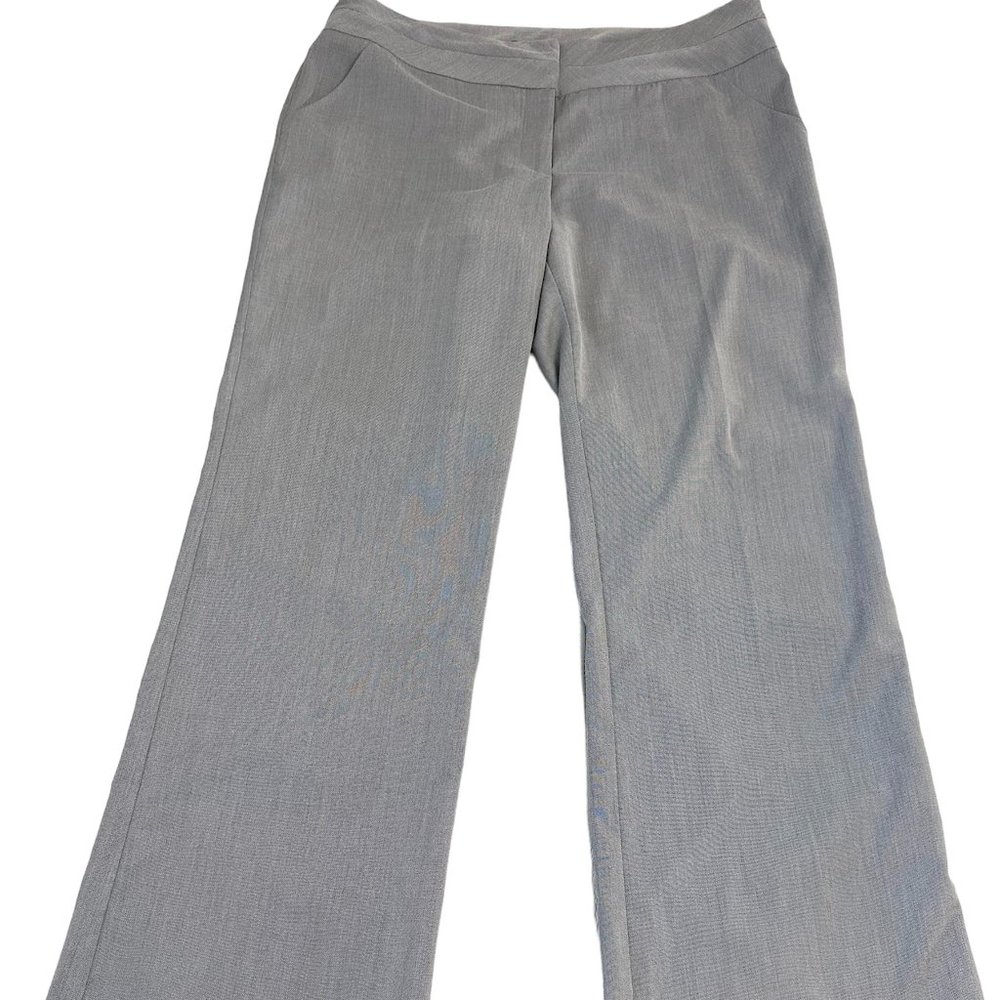 My Michelle Women/Junior Dress Pants Grey Size 15 Wide Leg with Front Pockets